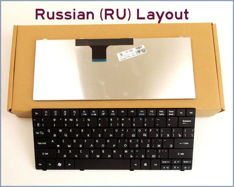 New RU Russian Version Keyboard for Acer Aspire One 9Z.N3C82.01D AEZA3R00010 PK130I23A00 KB.I110A.026 Laptop
New RU Russian Version Keyboard for Acer Aspire One 9Z.N3C82.01D AEZA3R00010 PK130I23A00 KB.I110A.026 Laptop