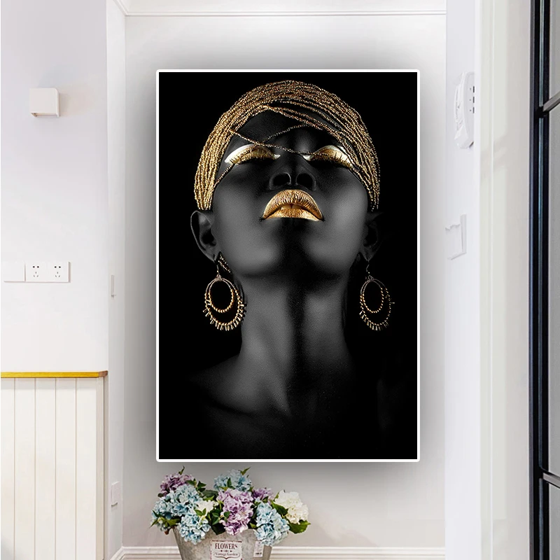 Black African Nude Contemplator Woman Oil Painting on Canvas Posters and Prints Scandinavian Wall Art Picture for living room
Black African Nude Contemplator Woman Oil Painting on Canvas Posters and Prints Scandinavian Wall Art Picture for living room