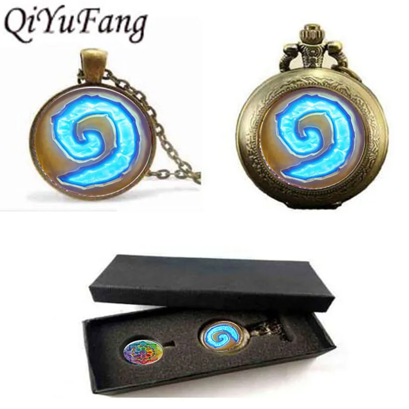 WoW World of Warcraft Hearthstone Glass Round Pendant Charm Necklace Jewelry Chain Blue Pendants pocket watch with free box
WoW World of Warcraft Hearthstone Glass Round Pendant Charm Necklace Jewelry Chain Blue Pendants pocket watch with free box