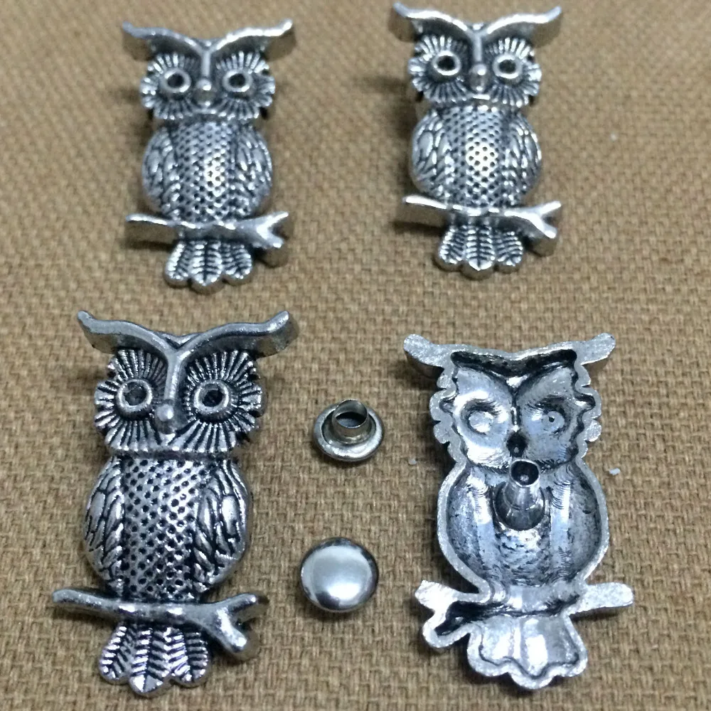New 30PCS 17.5X28.5MM Antique Silver Big Owl Studs Rivet Punk Owl Spikes Shoes Belt Bag Bracelet Accessories Leather Craft
New 30PCS 17.5X28.5MM Antique Silver Big Owl Studs Rivet Punk Owl Spikes Shoes Belt Bag Bracelet Accessories Leather Craft
