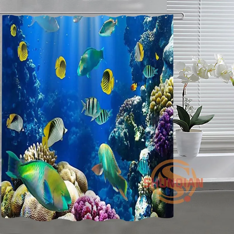 fish Underwater world Custom Shower Curtain Bathroom Fabric For Bathroom Decor Bath Curtain Acceptable Custom curtains
fish Underwater world Custom Shower Curtain Bathroom Fabric For Bathroom Decor Bath Curtain Acceptable Custom curtains
