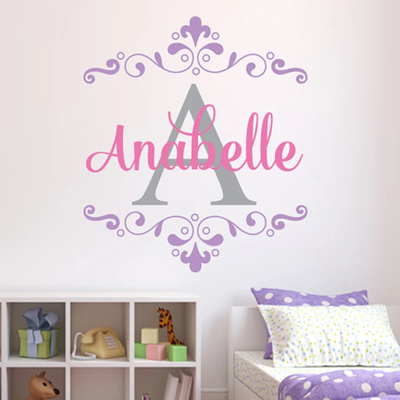 Personalized Initia Letter Wall Decal Baby Custom Name Wall Sticker Monogram Decal Kids Room Wall Decor Art Mural 161
Personalized Initia Letter Wall Decal Baby Custom Name Wall Sticker Monogram Decal Kids Room Wall Decor Art Mural 161