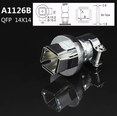 850 series Hot air gun air nozzle wind mouth Nozzle head Hot air gun circular square Wind nozzle for 852D
850 series Hot air gun air nozzle wind mouth Nozzle head Hot air gun circular square Wind nozzle for 852D
