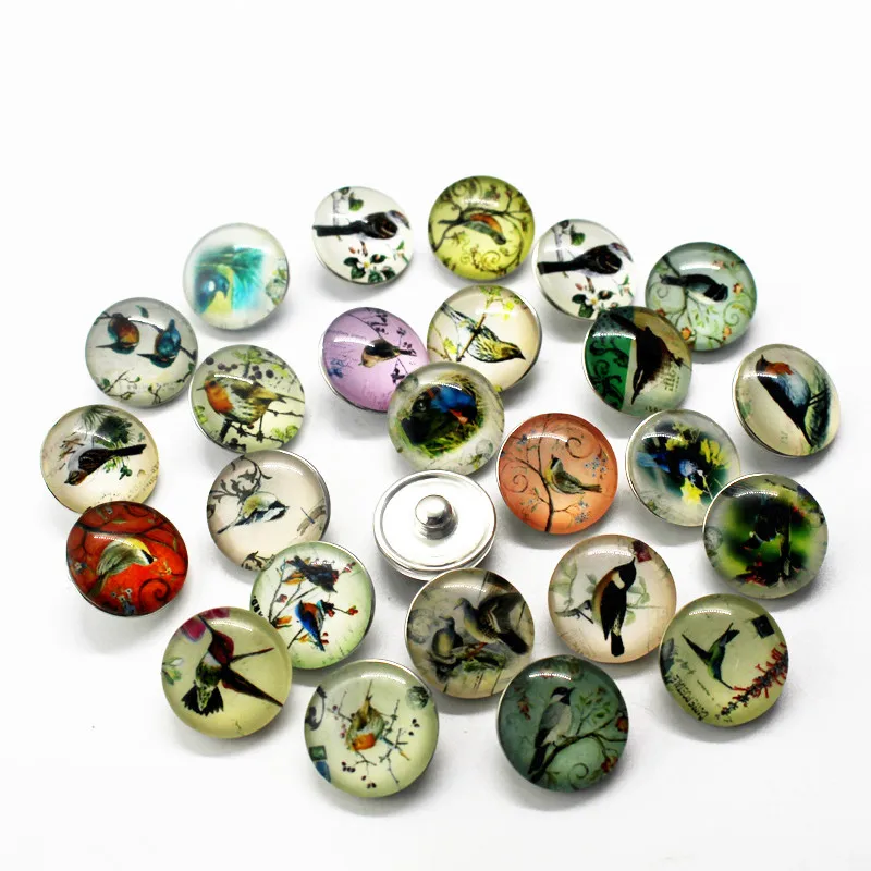 20pcs/lot Animal Snap Buttons Printing Bird 18mm Glass Buttons Charms Jewelry Fit DIY Snap Bracelet&Bangle Jewelry Making
20pcs/lot Animal Snap Buttons Printing Bird 18mm Glass Buttons Charms Jewelry Fit DIY Snap Bracelet&Bangle Jewelry Making