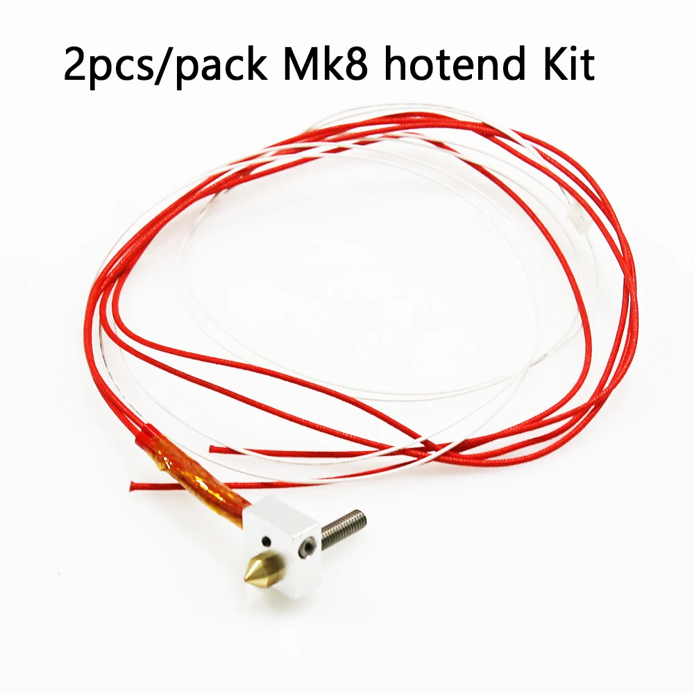 2pcs/lot Anet A6 A8 mk8 hotend extruder kit I3 extrusion head kit 0.2 0.3 0.4 0.5mm 3d printer nozzles parts DIY Accessories
2pcs/lot Anet A6 A8 mk8 hotend extruder kit I3 extrusion head kit 0.2 0.3 0.4 0.5mm 3d printer nozzles parts DIY Accessories
