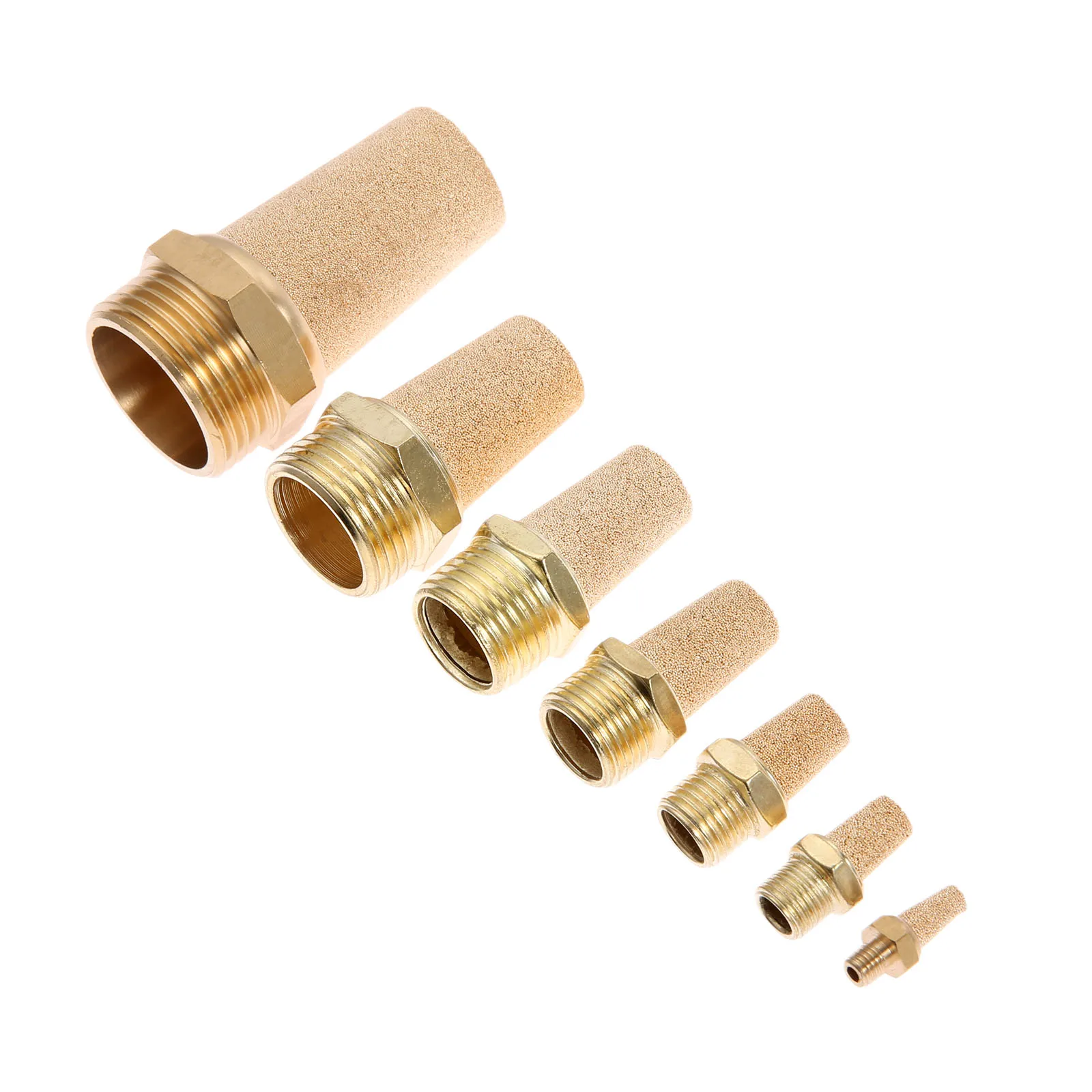 1/2/5Pcs M5 1/8" 1/4" 3/8" 1/2" 3/4"1" Thread Brass Pneumatic Muffler Pneumatic Silencers Fitting Noise Filter Reducer Connector
1/2/5Pcs M5 1/8" 1/4" 3/8" 1/2" 3/4"1" Thread Brass Pneumatic Muffler Pneumatic Silencers Fitting Noise Filter Reducer Connector