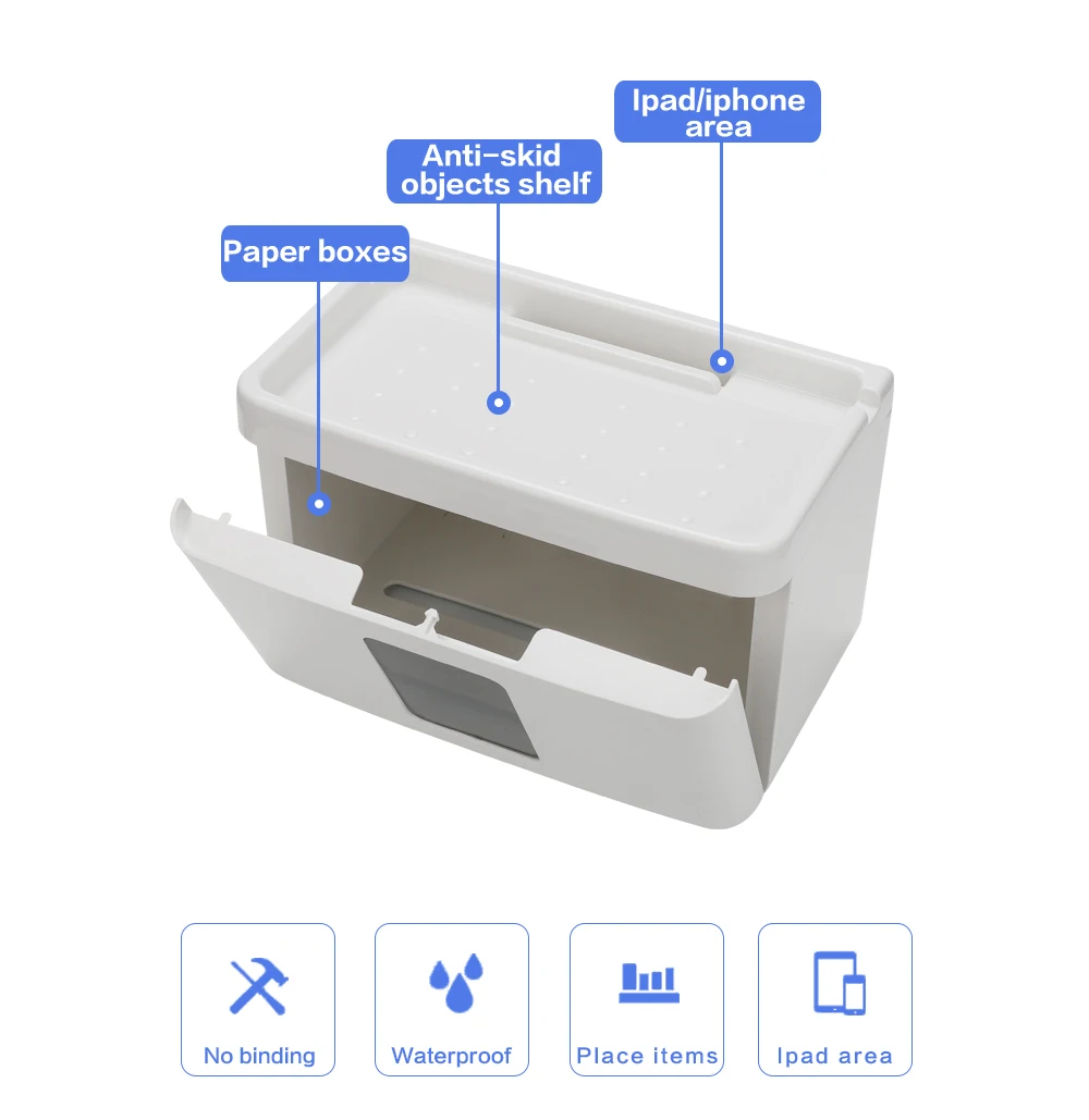 Innovative high end Multi-function bathroom toilet tissue box 360 degree waterproof toilet paper holder place ipad /iphone etc
Innovative high end Multi-function bathroom toilet tissue box 360 degree waterproof toilet paper holder place ipad /iphone etc