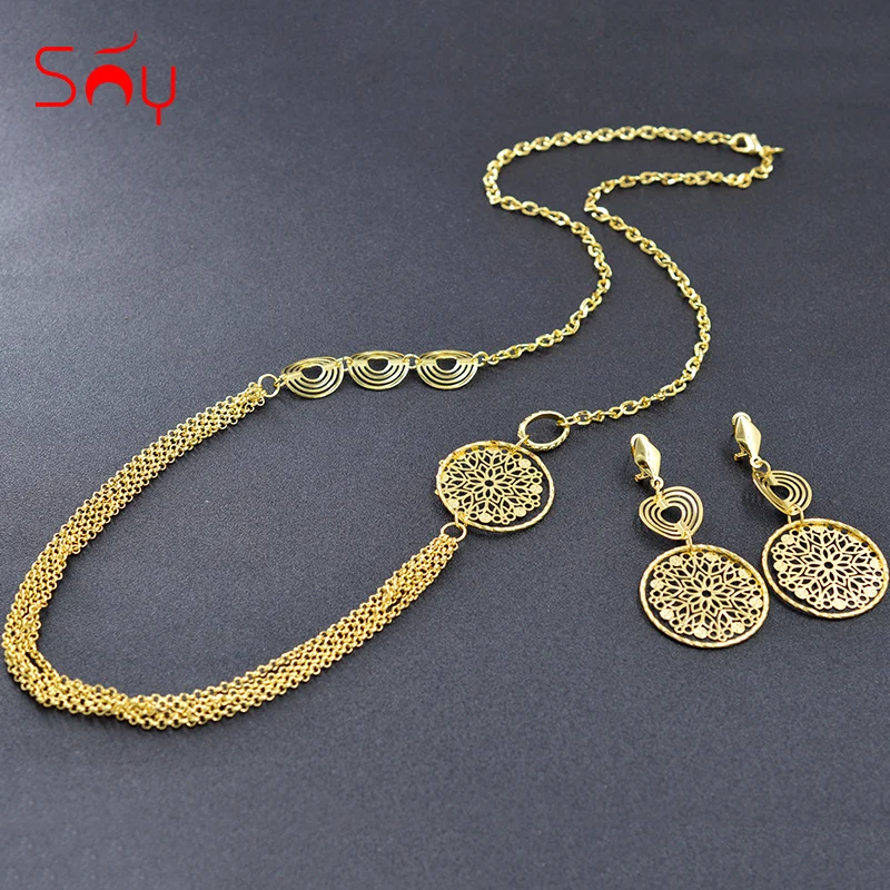Sunny Jewelry Fashion Jewelry 2021 Long Chain Earrings Women's Jewelry Sets High Quality Round Snow flake For Party Anniversary
Sunny Jewelry Fashion Jewelry 2021 Long Chain Earrings Women's Jewelry Sets High Quality Round Snow flake For Party Anniversary