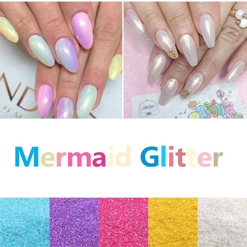 10g Magic Mermaid laser Glitter Powder Pretty Gradient Shimmer Pigment Dust Laser Gel UV Nail Art Decoration DIY Manicure
10g Magic Mermaid laser Glitter Powder Pretty Gradient Shimmer Pigment Dust Laser Gel UV Nail Art Decoration DIY Manicure