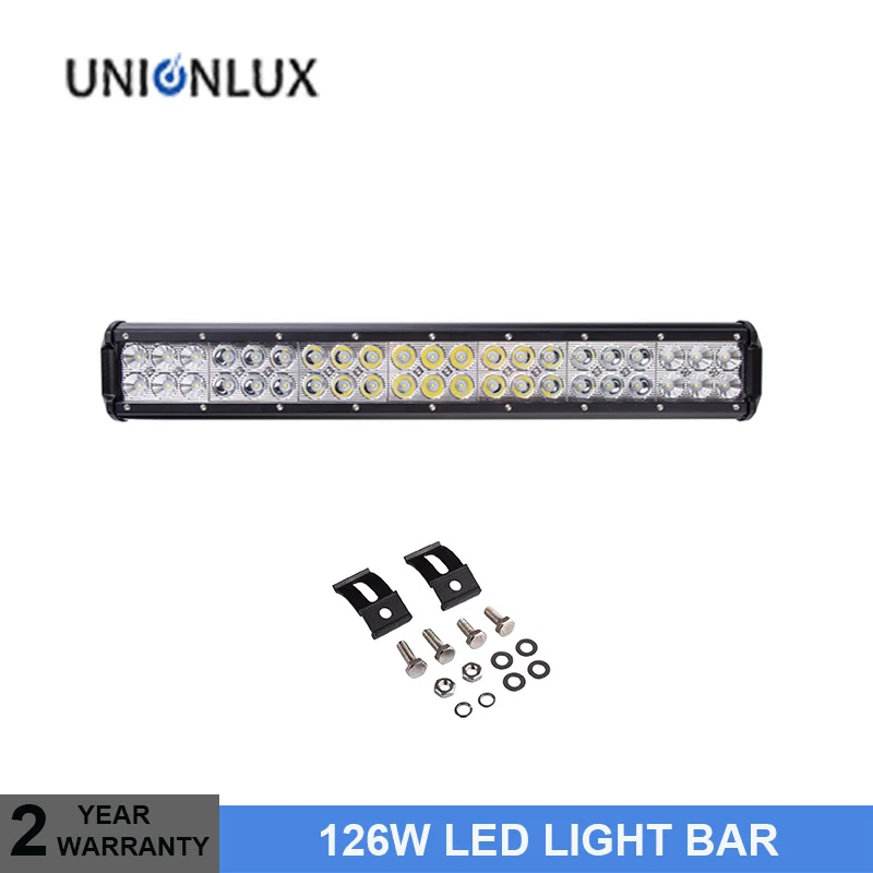 20"inch 126W led driving light combo beam offroad led light bar for 12v 24v Boat Car Tractor Truck 4x4 SUV ATV
20"inch 126W led driving light combo beam offroad led light bar for 12v 24v Boat Car Tractor Truck 4x4 SUV ATV