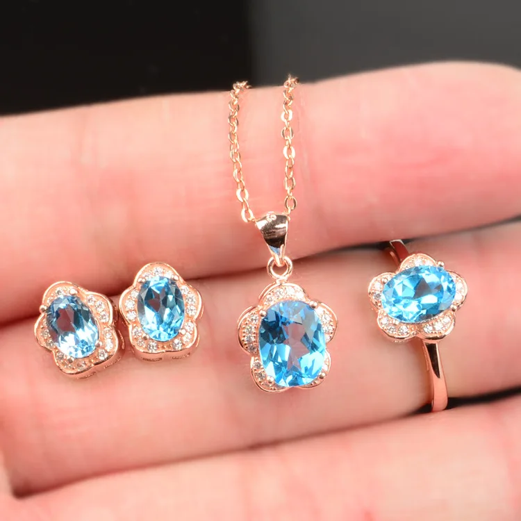 KJJEAXCMY boutique jewels 925 sterling silver inlaid with natural topaz pendant ring earrings 3 set flowers flow curve new style
KJJEAXCMY boutique jewels 925 sterling silver inlaid with natural topaz pendant ring earrings 3 set flowers flow curve new style