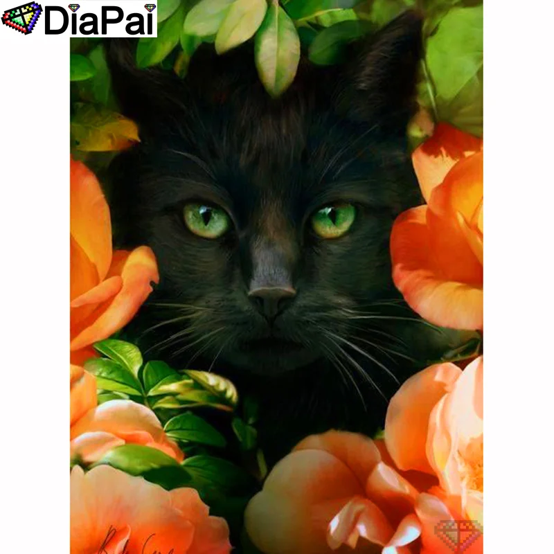 DIAPAI 100% Full Square/Round Drill 5D DIY Diamond Painting "Flower and cat" Diamond Embroidery Cross Stitch 3D Decor A19539
DIAPAI 100% Full Square/Round Drill 5D DIY Diamond Painting "Flower and cat" Diamond Embroidery Cross Stitch 3D Decor A19539