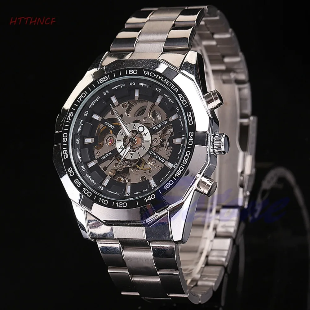 HTTHNCF Chic Mens Steampunk Transparent Skeleton Automatic Men's Mechanical Watch Luxury
HTTHNCF Chic Mens Steampunk Transparent Skeleton Automatic Men's Mechanical Watch Luxury