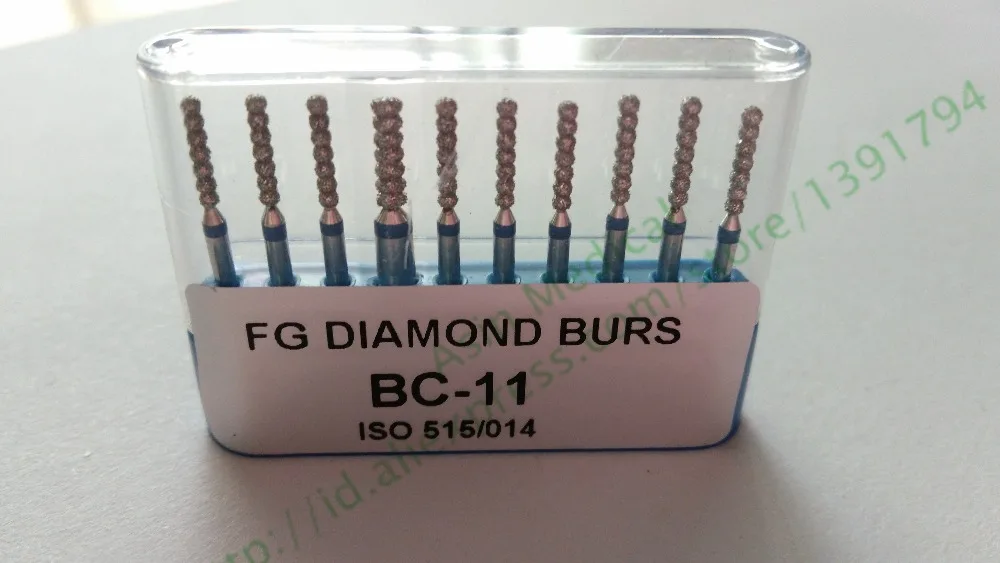 10 Boxes dental diamond burs dental lab equipment dental material FG BC-11 burs high speed handpiece burs
10 Boxes dental diamond burs dental lab equipment dental material FG BC-11 burs high speed handpiece burs