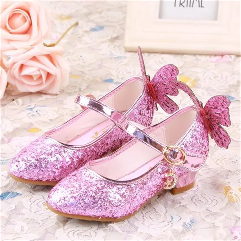 New Children High-heeled Crystal Rhinestone Girls Leather Shoes Princess Fashion Glitter Butterfly-knot Kids Shoes Baby 04
New Children High-heeled Crystal Rhinestone Girls Leather Shoes Princess Fashion Glitter Butterfly-knot Kids Shoes Baby 04