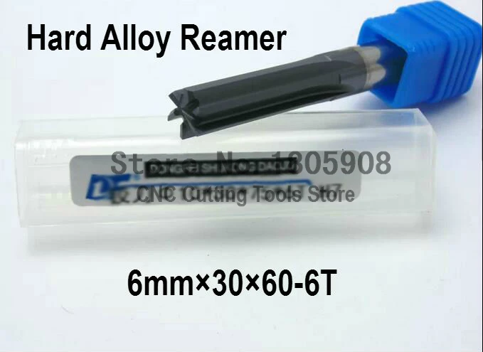 Free shipping 1PCS 6mm *30*60mm coating straight shank tungsten carbide reamer, Hard alloy reamer ,machine chucking steel K10
Free shipping 1PCS 6mm *30*60mm coating straight shank tungsten carbide reamer, Hard alloy reamer ,machine chucking steel K10