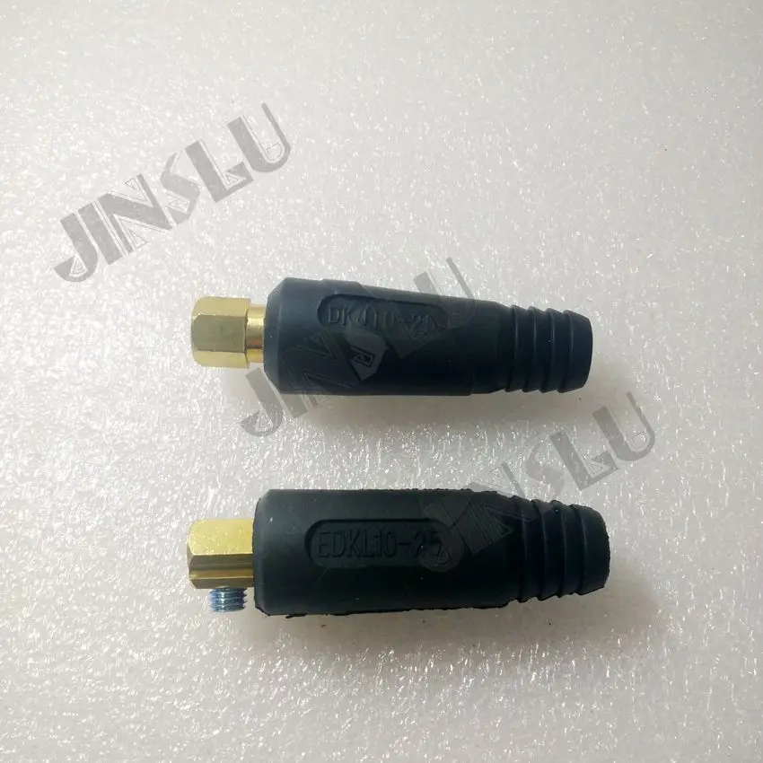 10 SETS of Quick Fitting European Euro Style Cable Connector Plug Socket DKJ10-25+EDKL10-25 Welding Machine Copper Joint Adapter
10 SETS of Quick Fitting European Euro Style Cable Connector Plug Socket DKJ10-25+EDKL10-25 Welding Machine Copper Joint Adapter