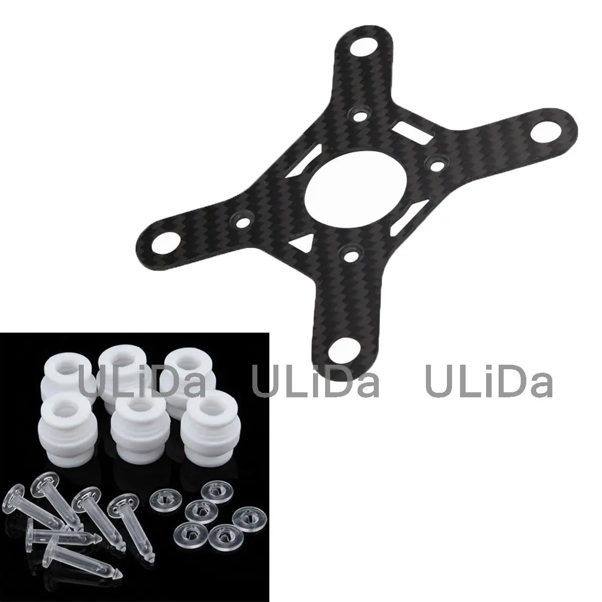 P3 A/P Carbon Fiber Anti-Vibration Gimbal Mounting Plate +Rubber Damping Ball +Anti Drop Pin for DJI Phantom 3 Adv/Pro
P3 A/P Carbon Fiber Anti-Vibration Gimbal Mounting Plate +Rubber Damping Ball +Anti Drop Pin for DJI Phantom 3 Adv/Pro