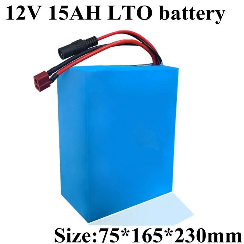 Customize 12v 15Ah LTO Battery Pack Lithium Titanate Battery BMS for Power Supply Equipment Lawn Mower Robot RV + 3A Charger
Customize 12v 15Ah LTO Battery Pack Lithium Titanate Battery BMS for Power Supply Equipment Lawn Mower Robot RV + 3A Charger
