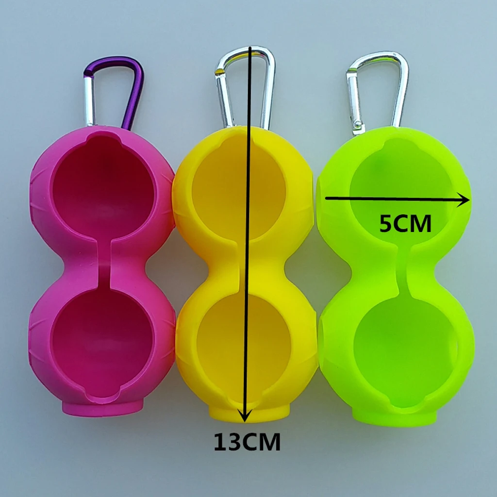Portable Silicone Double Golf Ball Holders Storage Carrier w/Clip for Golf Lovers Gift
Portable Silicone Double Golf Ball Holders Storage Carrier w/Clip for Golf Lovers Gift