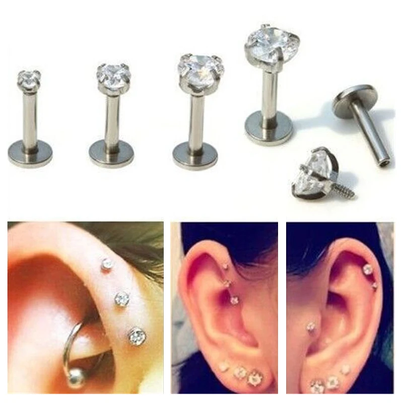 2pcs Punk Bar Lip Ring Stud Piercing Labret Piercing Tragus Acrylic Stainless Steel
2pcs Punk Bar Lip Ring Stud Piercing Labret Piercing Tragus Acrylic Stainless Steel