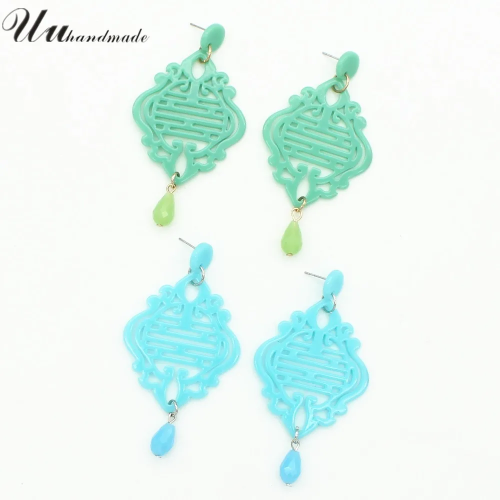 Orecchini Top Fashion Women Brincos 2018 New Acrylic Long Drop Earring Ethnic Colorful Beads Earrings Boho Handmade Ear Jewelry
Orecchini Top Fashion Women Brincos 2018 New Acrylic Long Drop Earring Ethnic Colorful Beads Earrings Boho Handmade Ear Jewelry