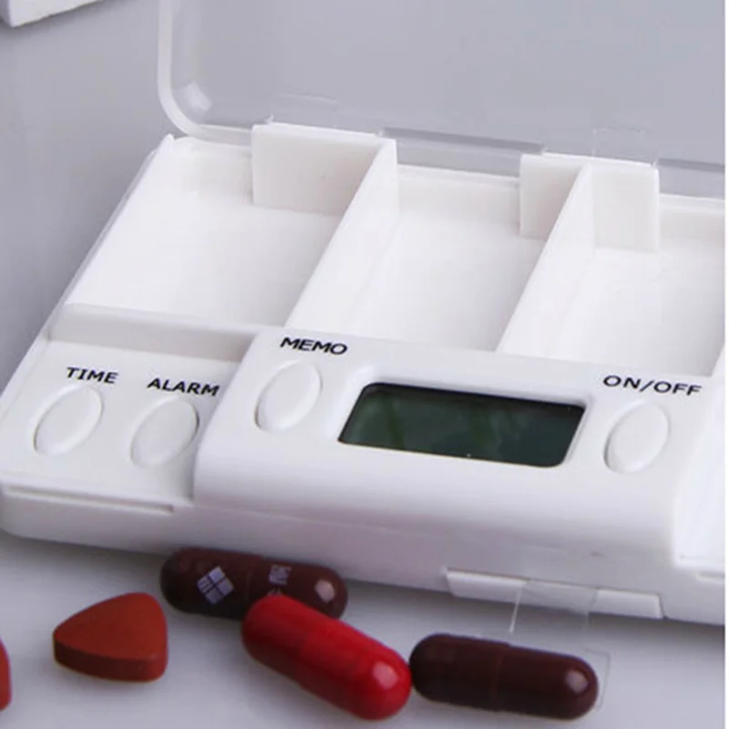 4 Grid Intelligent Plastic Storage Box Electronic Timing Reminder Medicine Boxes Alarm Timer Pills Desk Organizer Pill Container
4 Grid Intelligent Plastic Storage Box Electronic Timing Reminder Medicine Boxes Alarm Timer Pills Desk Organizer Pill Container