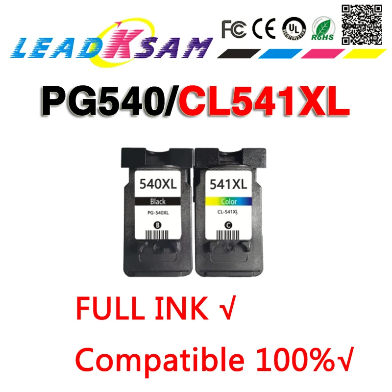 Фото Заправляемый чернильный картридж PG540 CL541 PG540XL CL541XL для принтера PIXMA MG2250 MX375 MX435 MX475