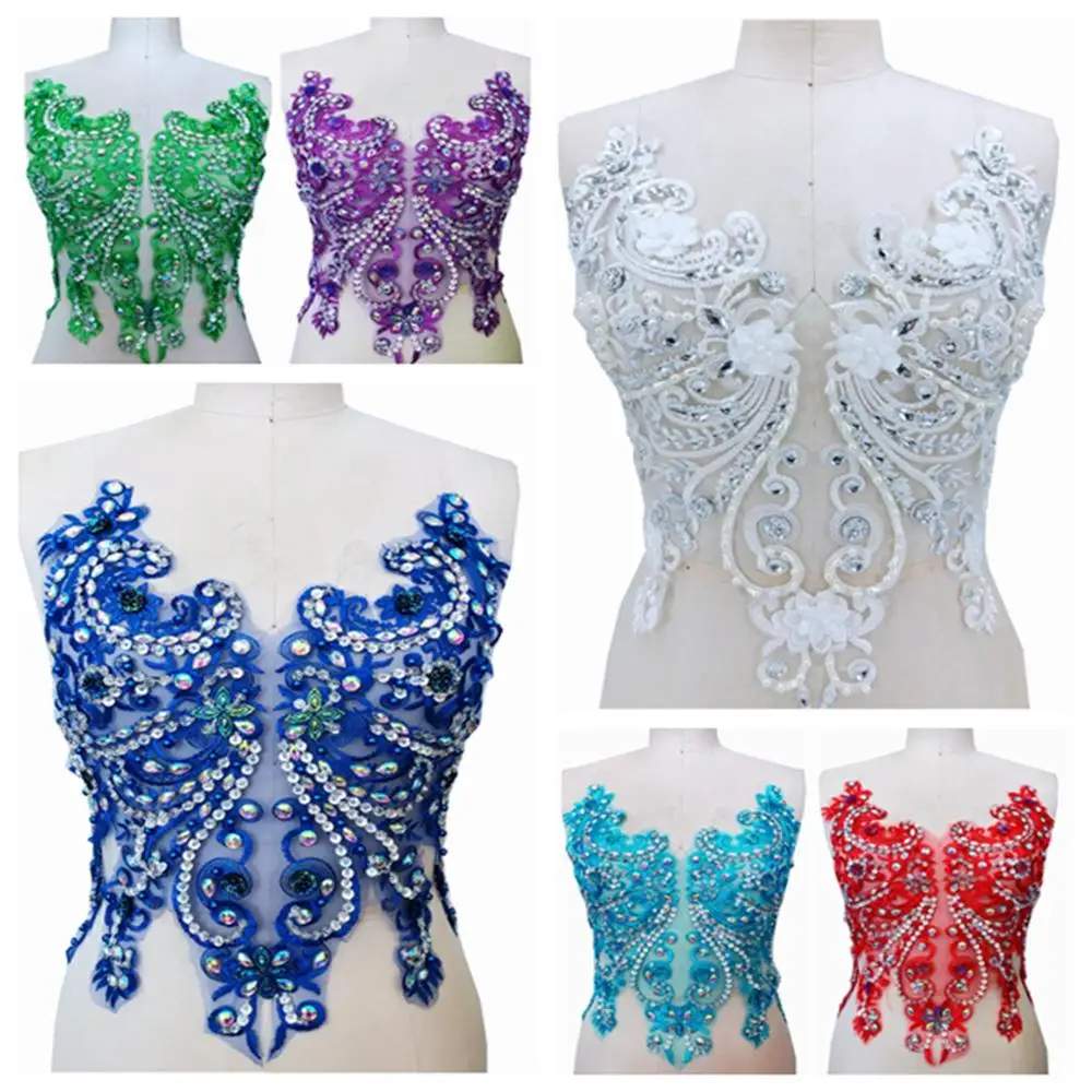 3D Three-dimensional flower sew on rhinestones beads ivory lace applique trim patches 40*32cm for dress accessory
3D Three-dimensional flower sew on rhinestones beads ivory lace applique trim patches 40*32cm for dress accessory