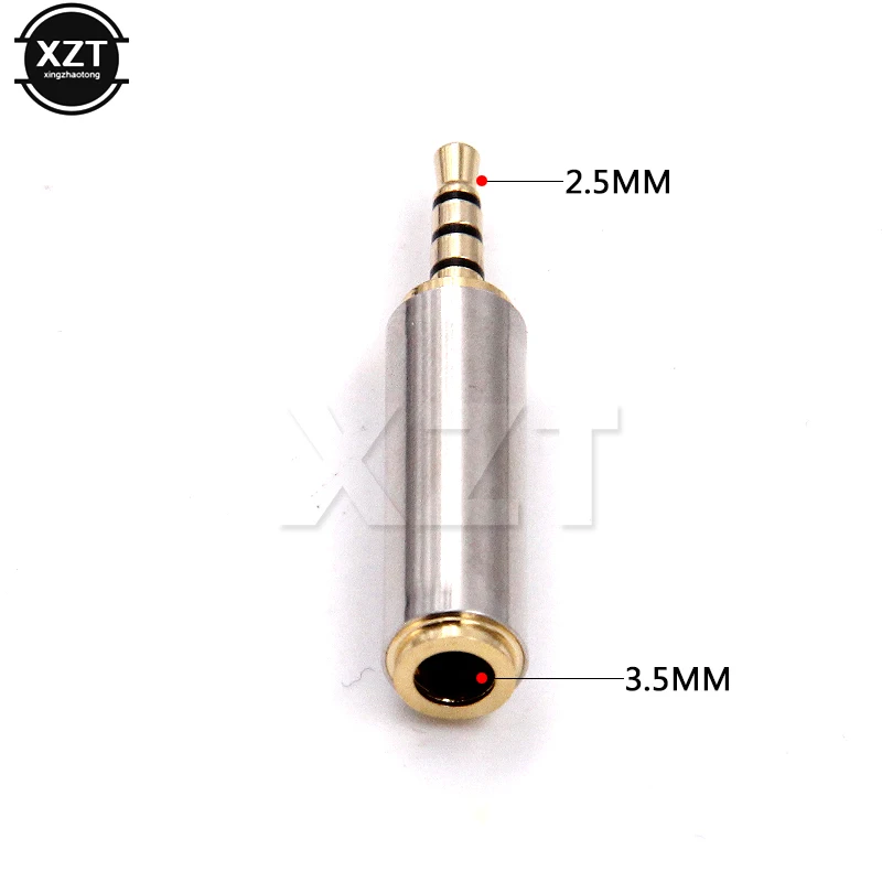 1pc 2.5 mm Male to 3.5 mm Female audio Stereo Adapter Plug Converter Headphone jack Gold Newest
1pc 2.5 mm Male to 3.5 mm Female audio Stereo Adapter Plug Converter Headphone jack Gold Newest