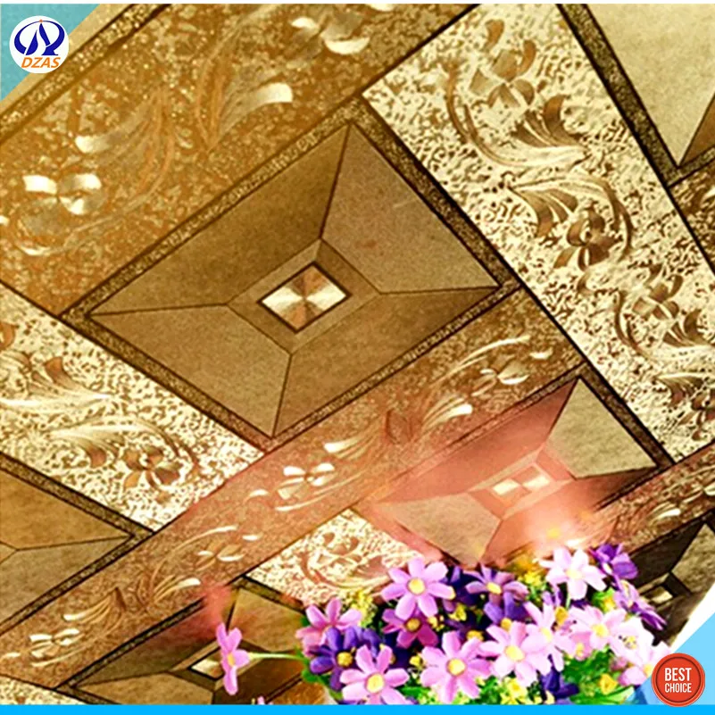 Project clothing store background wallpaper Mosaic Hotel Gold foil wallpaper ceiling ktv box gold DZAS-CJ wallpaper
Project clothing store background wallpaper Mosaic Hotel Gold foil wallpaper ceiling ktv box gold DZAS-CJ wallpaper