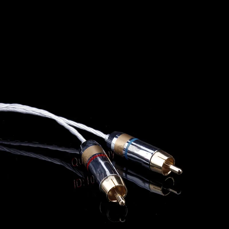 Single Crystal Silver Hifi Audio Cable 2.5mm Balanced 1 To 2rca Lotus Plug Headphone Amplifier Cable
Single Crystal Silver Hifi Audio Cable 2.5mm Balanced 1 To 2rca Lotus Plug Headphone Amplifier Cable