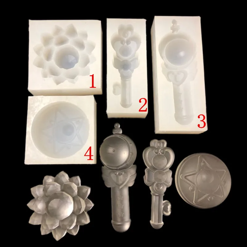 Diy's new magic wand, beautiful girl soldier silicone crystal droplet hanging mold
Diy's new magic wand, beautiful girl soldier silicone crystal droplet hanging mold