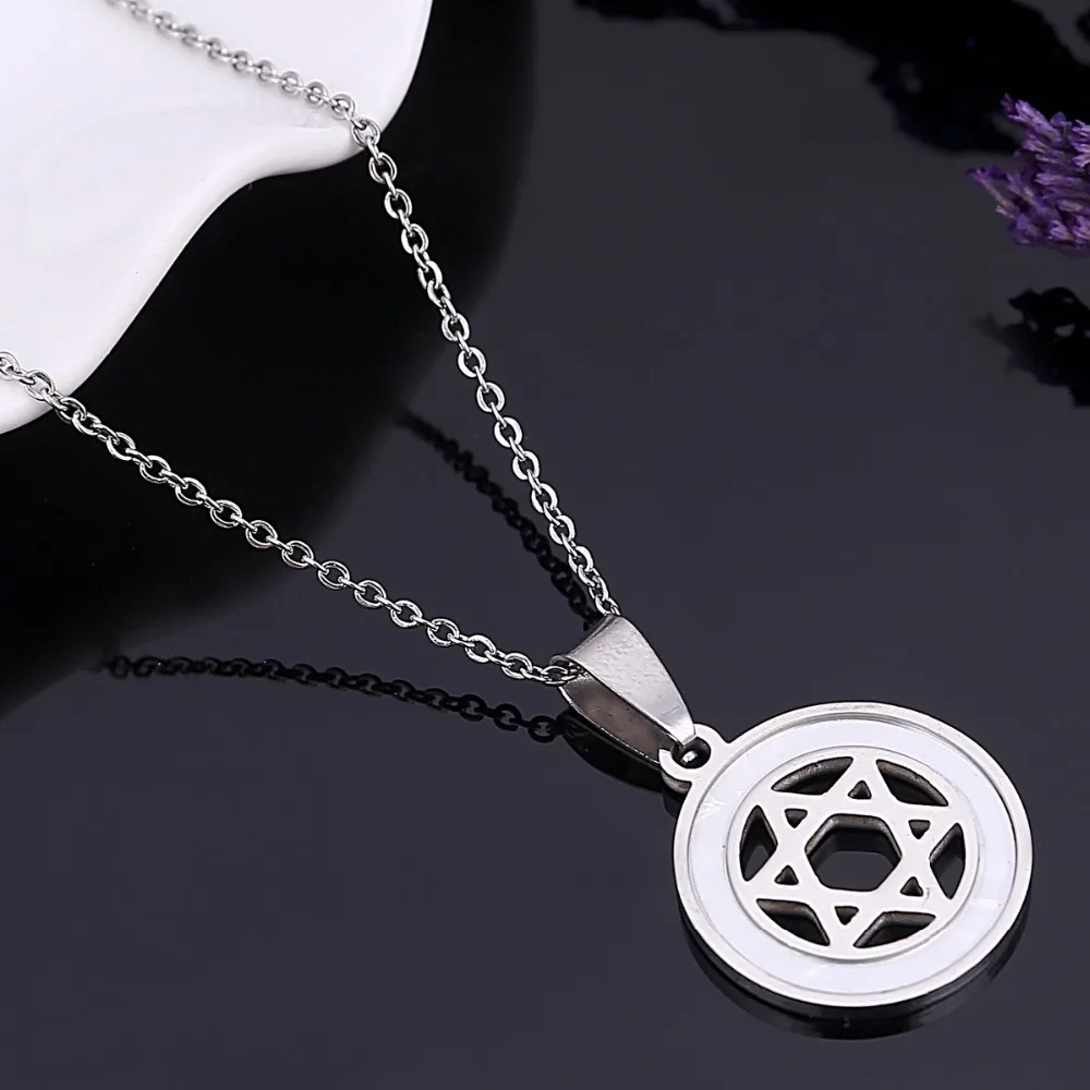 Израиль звезда гексаграмма кулон ожерелья Маген Давид тантрисм еврейская