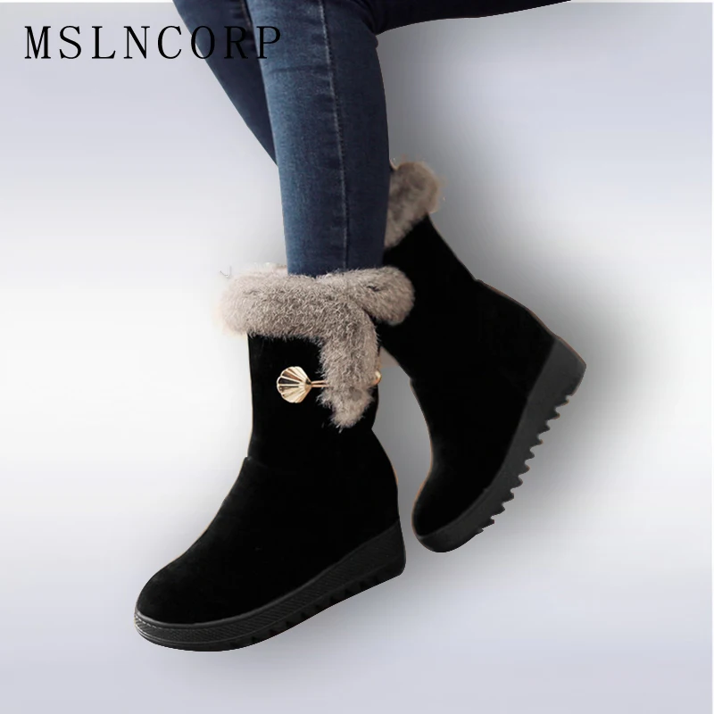 Plus Size 34-42 Height Increasing Women Snow Boots Platform Woman Creepers Slip On Ankle Boots Fashion Casual Winter warm Shoes
Plus Size 34-42 Height Increasing Women Snow Boots Platform Woman Creepers Slip On Ankle Boots Fashion Casual Winter warm Shoes