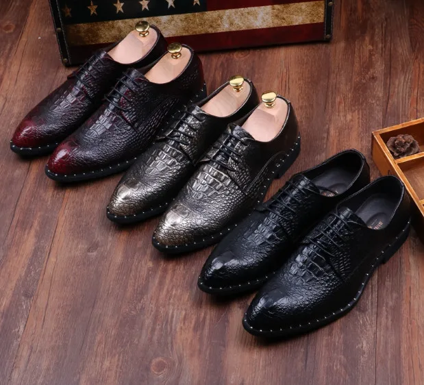 Men Leather Pointed Toes Business Dress Shoes Male Lace Up Youth England Style Casual Flat Dress Shoes
Men Leather Pointed Toes Business Dress Shoes Male Lace Up Youth England Style Casual Flat Dress Shoes