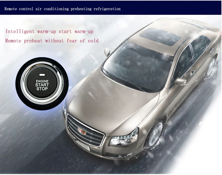 PKE Car Alarm System Keyless Auto Entry Car Engine Security Built On/Off Function Push Remote Central Locking Button Start Stop
PKE Car Alarm System Keyless Auto Entry Car Engine Security Built On/Off Function Push Remote Central Locking Button Start Stop