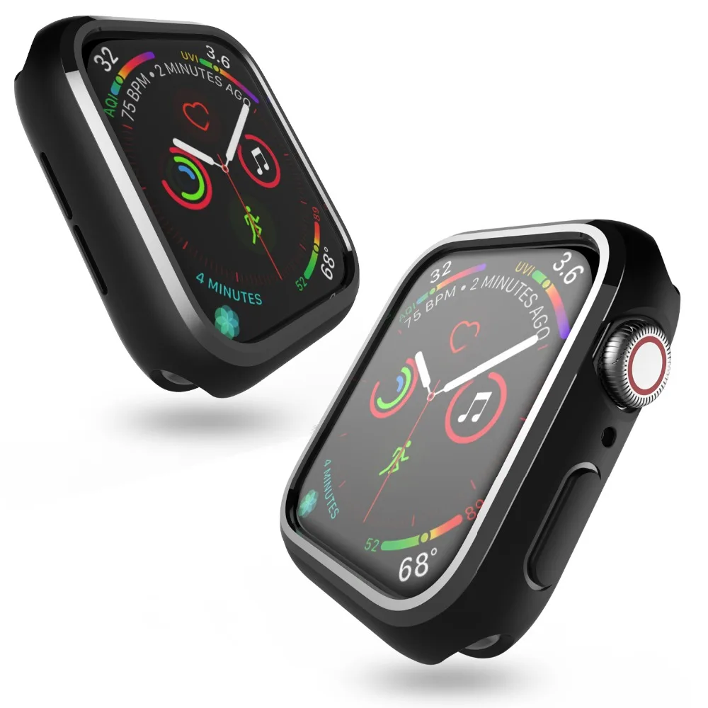 Black Watch Case for iWatch Series 5/ 4 Cover Fall Surrounded Soft TPU Silicone Case for Apple Watch 44mm 40mm Cover
Black Watch Case for iWatch Series 5/ 4 Cover Fall Surrounded Soft TPU Silicone Case for Apple Watch 44mm 40mm Cover