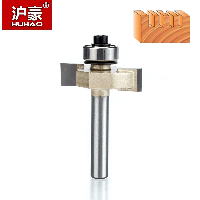 HUHAO 1pcs 1/4 inch Rabbeting Bit with Bearings woodworking tool T type bearings wood milling cutter router bits for wood 1/4
HUHAO 1pcs 1/4 inch Rabbeting Bit with Bearings woodworking tool T type bearings wood milling cutter router bits for wood 1/4