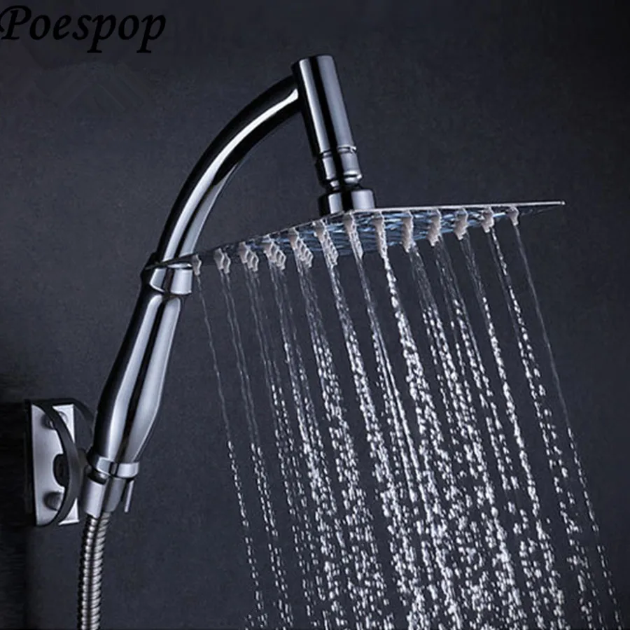 POSEPOP 4"/6"/8" Stainless Steel Ultra-Thin Large High Pressure Rainfall Shower Head Bathroom HandHeld Shower head Square/ Round
POSEPOP 4"/6"/8" Stainless Steel Ultra-Thin Large High Pressure Rainfall Shower Head Bathroom HandHeld Shower head Square/ Round