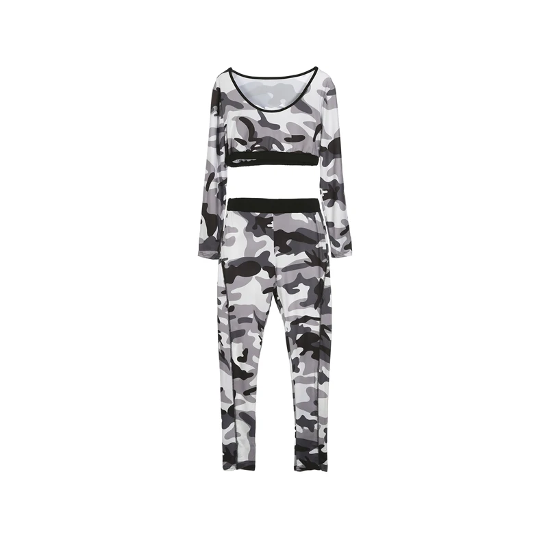 Active Women's Fashion Slim Casual Long Sleeve Skinny Shirt Tops Camouflage Print Pants Sportwear Set Workout Fitness Leggings
Active Women's Fashion Slim Casual Long Sleeve Skinny Shirt Tops Camouflage Print Pants Sportwear Set Workout Fitness Leggings