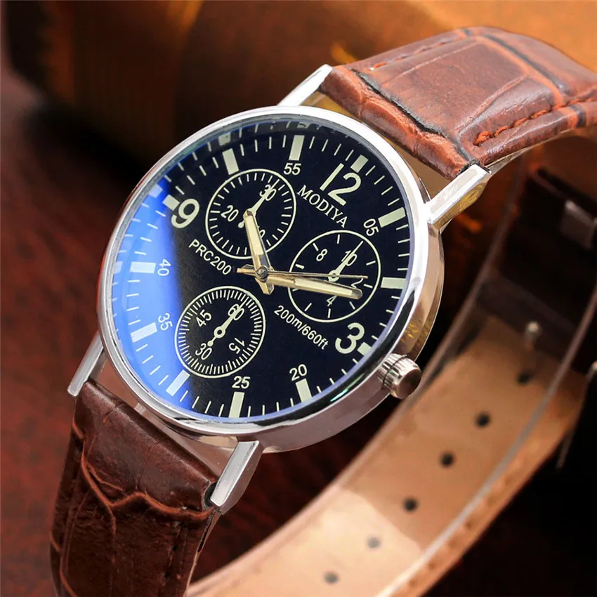Six Pin Watches Quartz Men's Watch Blue Glass Belt Watch Men Male Business Watch Quartz Wristwatches Leather Suit Up 4A
Six Pin Watches Quartz Men's Watch Blue Glass Belt Watch Men Male Business Watch Quartz Wristwatches Leather Suit Up 4A