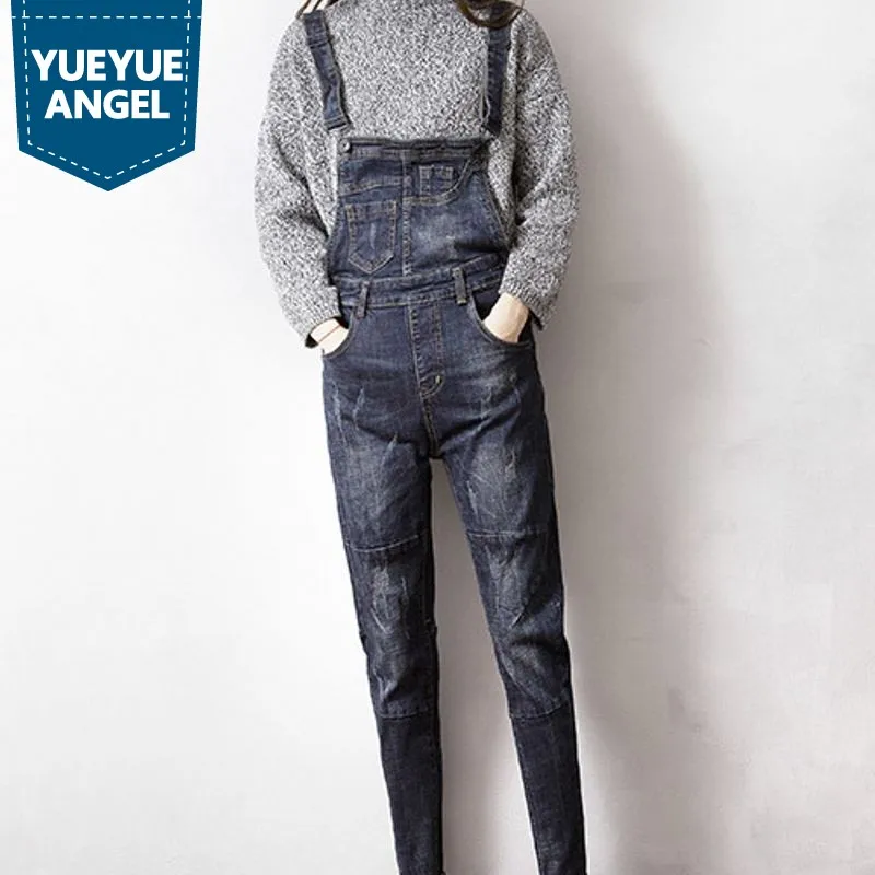 New Arrival Fashion Plus Size Denim Bib Pants Loose Fit Suspenders Jeans Trousers For Women Rompers Overalls Pockets Jumpsuits
New Arrival Fashion Plus Size Denim Bib Pants Loose Fit Suspenders Jeans Trousers For Women Rompers Overalls Pockets Jumpsuits