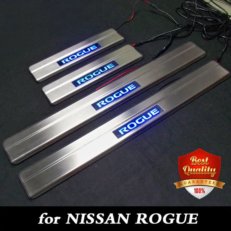 Car Accessory Stainless Steel LED Door Sill Scuff Plate for Nissan ROGUE 2014-2019 Blue light
Car Accessory Stainless Steel LED Door Sill Scuff Plate for Nissan ROGUE 2014-2019 Blue light
