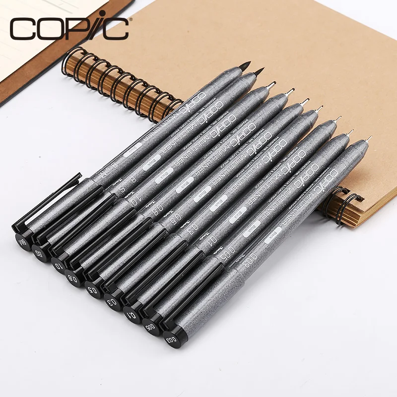 10PCS Japan Copic Waterproof Needle Pen Cold Gray Brown Black Color Drawing Pen Set
10PCS Japan Copic Waterproof Needle Pen Cold Gray Brown Black Color Drawing Pen Set