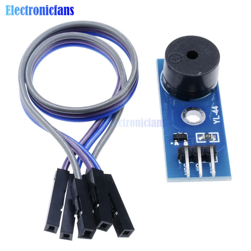 2 комплекта Пассивный зуммер для Arduino Smart Car 3 V 5V I/O интерфейс SCM с DuPont Line|modules for