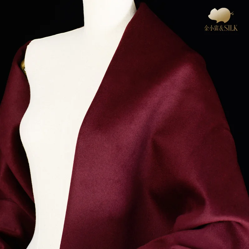 Wine red double-sided thick cashmere fabric high-end guest for wool fabric autumn winter coat cashmere wool fabric wool cloth
Wine red double-sided thick cashmere fabric high-end guest for wool fabric autumn winter coat cashmere wool fabric wool cloth