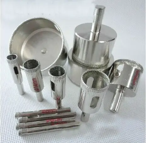 Free shipping Set Diamond Coated Drill accessories Bits Hole Saw Glass Cutter opener Bits 6mm-30mm 10pc/lot
Free shipping Set Diamond Coated Drill accessories Bits Hole Saw Glass Cutter opener Bits 6mm-30mm 10pc/lot