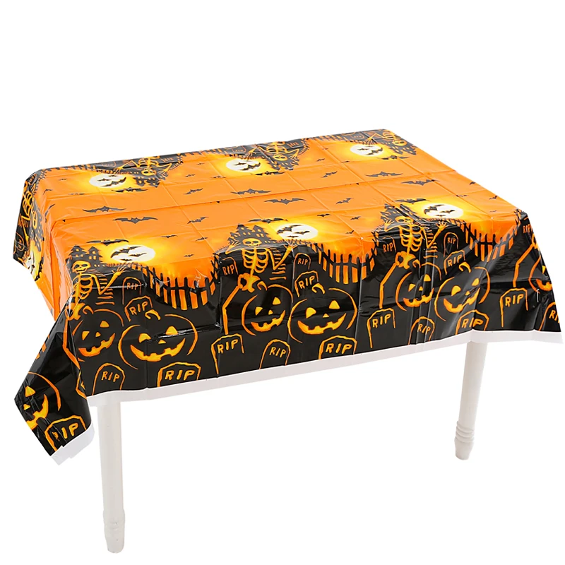 Halloween Theme Disposable Tablecloth Halloween Party Decorations Pumpkin Head Disposable PE Plastic Tablecloth
Halloween Theme Disposable Tablecloth Halloween Party Decorations Pumpkin Head Disposable PE Plastic Tablecloth