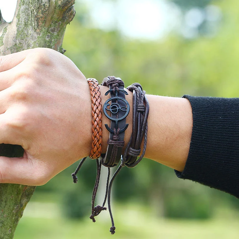NIUYITID Music Note Bracelet For Women Classic Brown Leather Braid Bracelet Jewellery Fashion Set Pulseira Feminina 6pcs
NIUYITID Music Note Bracelet For Women Classic Brown Leather Braid Bracelet Jewellery Fashion Set Pulseira Feminina 6pcs